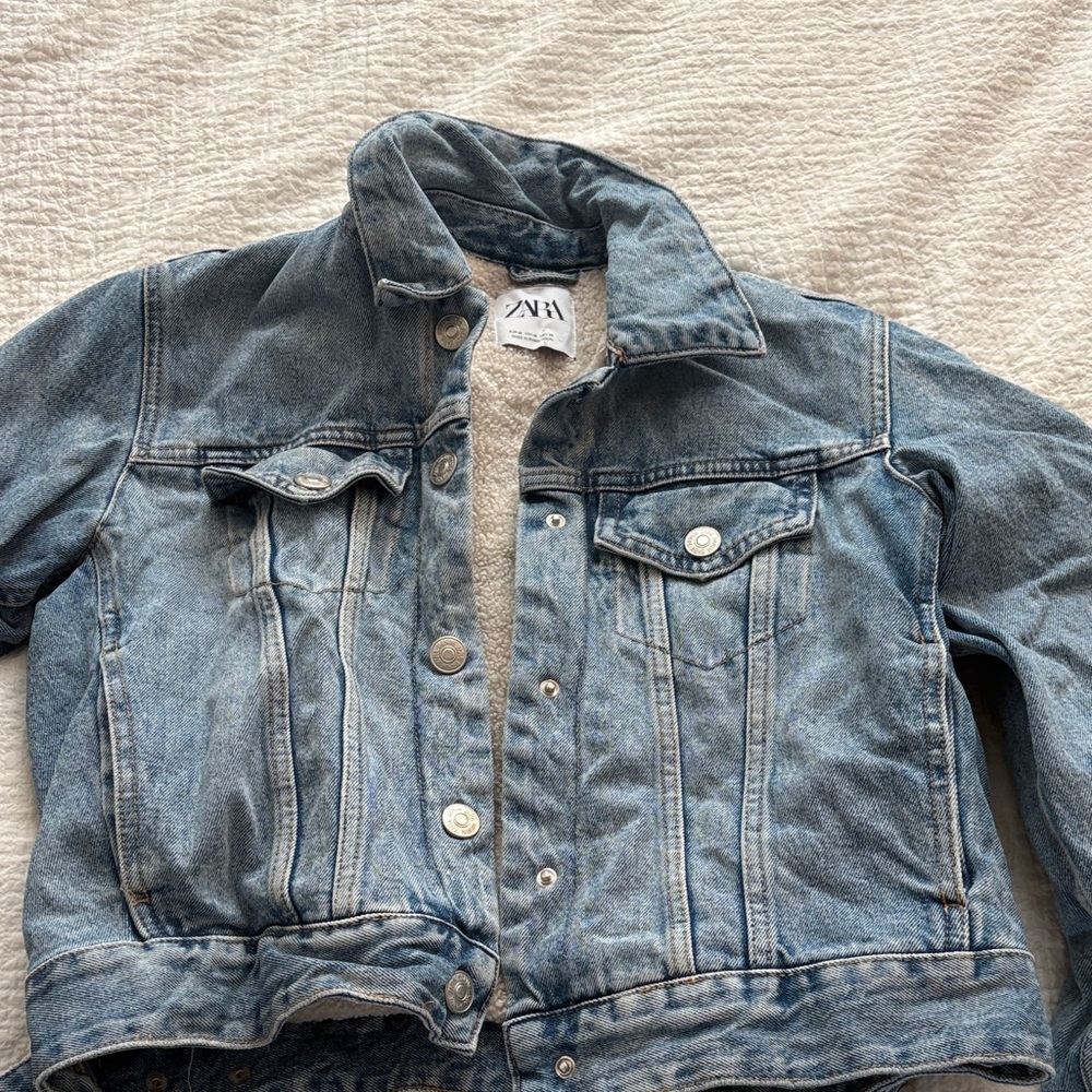 Zara Light Blue Denim Jacket